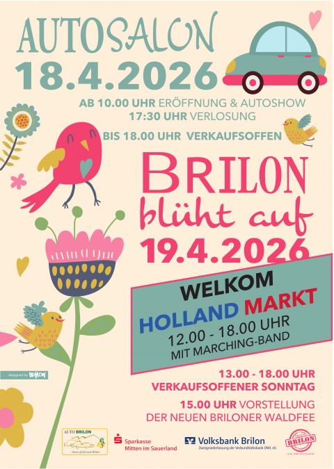 Autosalon und Brilon blüht auf 2026